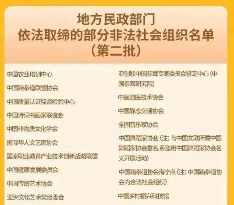 涉嫌非法社会组织名单(图7)