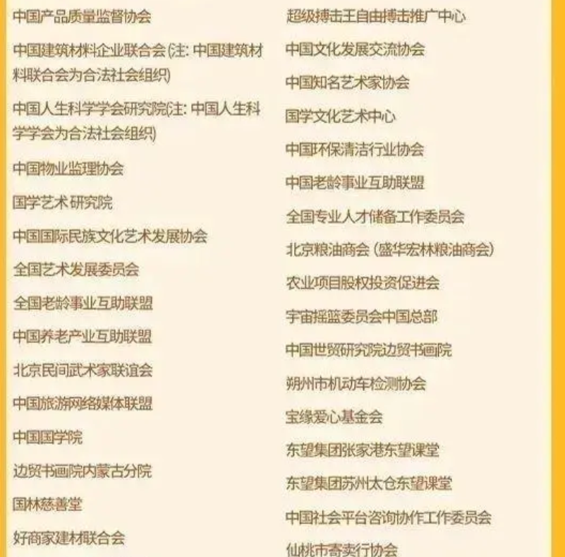 涉嫌非法社会组织名单(图14)