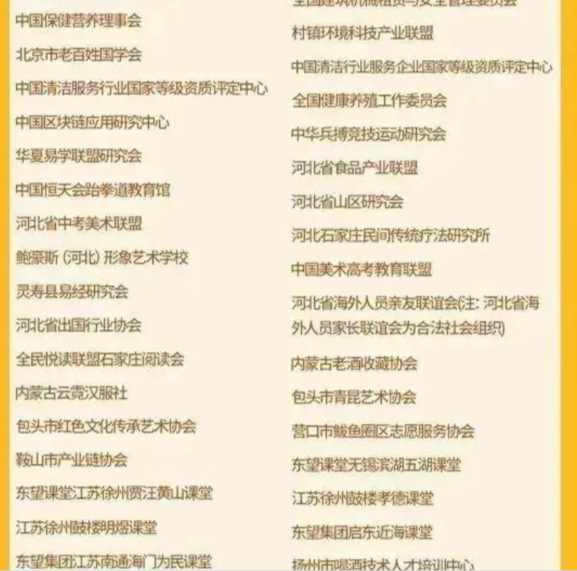 涉嫌非法社会组织名单(图15)