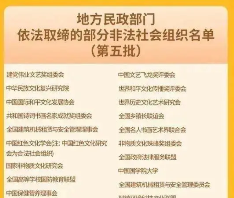 涉嫌非法社会组织名单(图25)