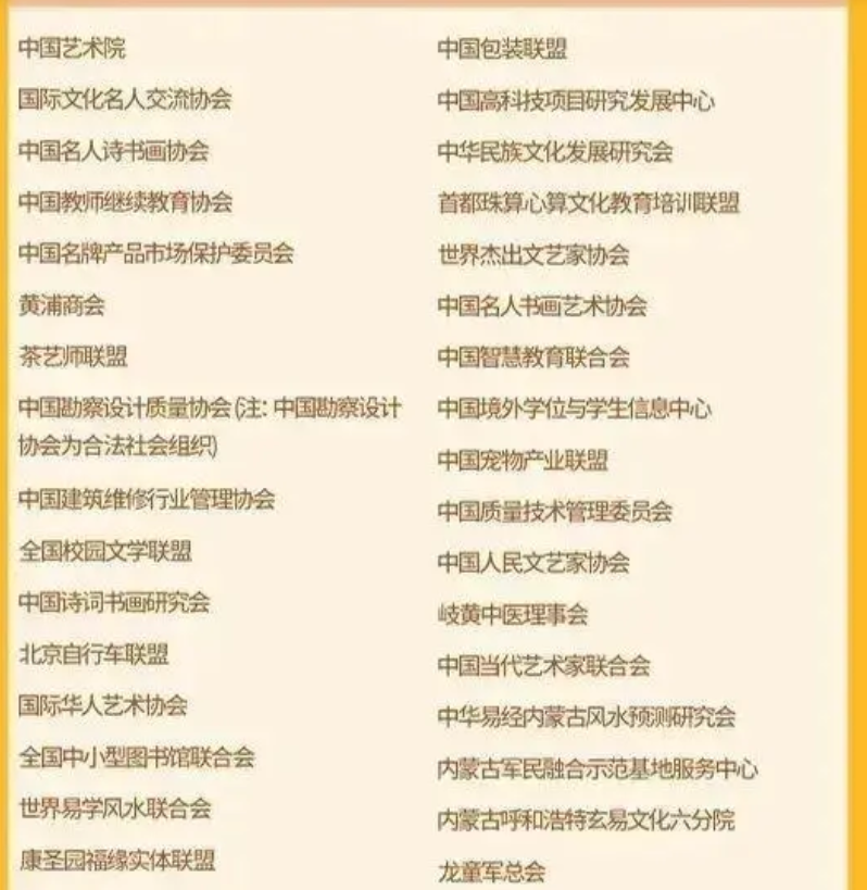 涉嫌非法社会组织名单(图28)